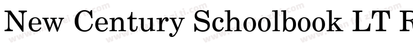 New Century Schoolbook LT Roman字体转换
